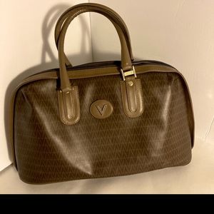 Mario VALENTINO Boston bag coated canvas